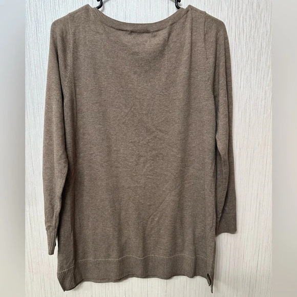 JEANNE PIERRE  Women's M Boat Neck Sweater Top , 2 Front Pockets - Picture 4 of 5